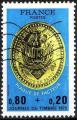 1838 - Journe du timbre : Plaque de facteur - oblitr - anne 1975