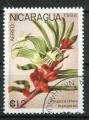 Timbre du NICARAGUA  PA  1988  Obl  N 1264  Y&T  Fleurs
