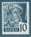 Allemagne occupation franaise Bade N3 Baldung Grien 10p neuf sans gomme