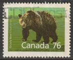 Timbre oblitr n 1082(Yvert) Canada 1989 - Ours brun
