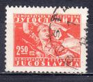  YOUGOSLAVIE- 1947  - Partisan  - Yvert  478  - Oblitr