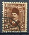 Timbre EGYPTE Royaume 1936 - 37 Filigrane B  Obl   N 175   Y&T  Personnage  