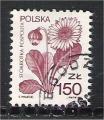 Poland - Scott 2919  flower / fleur