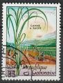 Timbre oblitr n 423(Yvert) Gabon 1979 - Agriculture, canne  sucre