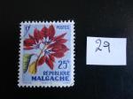 Madagascar - Fleurs  25F - Y.T.  ?  - Oblitr - Used (29)