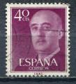 Timbre ESPAGNE 1955 - 58  Obl  N 859  Y&T  Personnages   