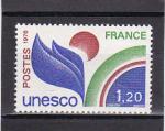 Timbre France Neuf / UNESCO / 1978 / Y&T N56.