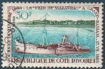 Cte d'Ivoire (Rp.) 1969 -Jour. du timbre: bateau 'Ville de Maranhao'- YT 284 