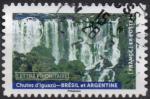 Adh N 2090 - Notre plante bleue - Chutes d'Iguazo - Cachet rond