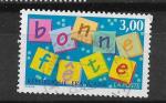 N 3045 timbres de souhaits "bonne fte" 1997