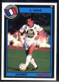 Carte PANINI Football N 215  1993   S. MAHE   Auxerre   fiche au dos