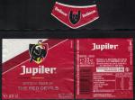 Belgique Lot 3 Etiquettes Bière Beer Labels Jupiler Believe The Red Devils