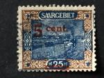 Sarre 1921 - Y&T 70 obl.