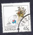 AUSTRALIE - 1988 -  Tlcommunication - Yvert 1073 Oblitr