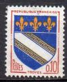 FRANCE N 1353 o Y&T 1962-1965 Armoiries (Troyes)