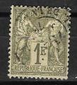 France  - 1876 - YT   n  72  oblitr 