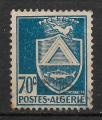 ALGERIE - 1942/45 - Yt n 188 - Ob - Armoiries de villes : Constantine 70c bleu