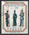 Italie 1974 ; Y&T n 1185; 50L, uniformes militaires