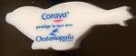Gomme Publicitaire Coraya protge la Mer avec Ocanopolis Dauphin