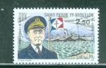 Saint Pierre & Miquelon 1993 Y&T 573 neuf Hommage du Commandant R Birot