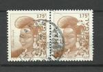 Sngal timbre ob anne 2002 " Femme Peulh" (Belle Paire ) 