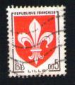 FRANCE Oblitr Used Stamp Blason de Lille 1960 Y&T 1230