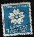 Chili 1969 Oblitr rond Logo de l'Exposition Universelle 1970 Osaka Japon SU