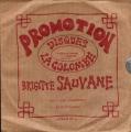 SP 45 RPM (7")  Brigitte Sauvane  "  Moi j'aime les hommes  "  Promo