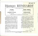 EP 45 RPM (7")  Django Reinhardt  "  Nuages  "