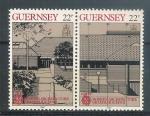 GUERNESEY N393/394** (europa 1987) - COTE 2.40 