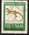 Vietnam du Nord 1966; Y&T n 489, 12 xu, faune, lzard