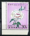 Timbre de COREE du NORD 1979 Obl  N 1523  Y&T  Fleurs Roses