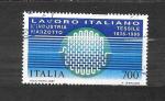 ITALIA YT n° 1735 U. n° 1806 Lavoro italiano, Industria Marzotto 1987 USATO