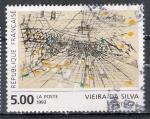 France 1993; Y&T n 2835; 5,00F tableau de Vieira da silva