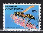 Côte d'Ivoire / 1984 / Guépe / YT n° 682, oblitéré