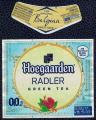 Belgique Lot 2 tiquettes Bire Beer Labels Hoegaarden Radler Green Tea