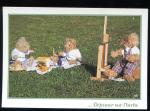 CPM neuve Collection Nounours Les Petites Marie Djeuner sur l'herbe