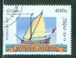 Laos 1997 Yvert 1291 oblitéré Bateaux anciens «Hollandais du 17e s.»