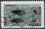 France 2021 Oblitéré Used Empreintes d'animaux Empreinte de chevreuil Y&T 1966