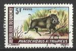 Dahomey 1968; Y&T n 265; 5F faune, phacochre