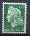 Timbre FRANCE 1967 - 69   Neuf *   N 1536A  Y&T  Marianne de Cheffer
