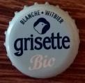 France Capsule bire Beer Crown Cap Grisette Blanche Bio Witbier bleu clair
