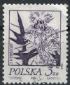 Pologne 1974 Oblitr Used Wyspianski dessins de plantes et fleurs SU