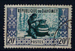 Rp. du Dahomey 1961 - Y&T 166 - oblitr - profession pottier