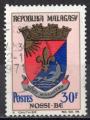 Madagascar 1967; Y&T n 439; 30F, armoiries, Nossi-B