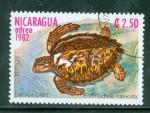 Nicaragua 1982 Y&T PA 1008 oblitr Eretmochelis embricata 