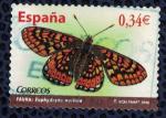 Espagne 2010 Oblitr Used Fauna Euphydryas aurinia Papillon