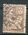 Timbre Colonies Franaises Turquie ALEXANDRIE 1902-1903  Obl  N 26 Y&T   