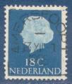 Pays-Bas N816 Reine Juliana 18c bleu oblitr