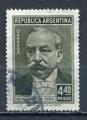 Timbre ARGENTINE 1957  Obl   N 575    Personnages